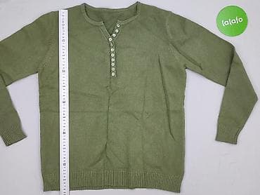 szafirowy sweter: Sweter damski, rozmiar L — 5