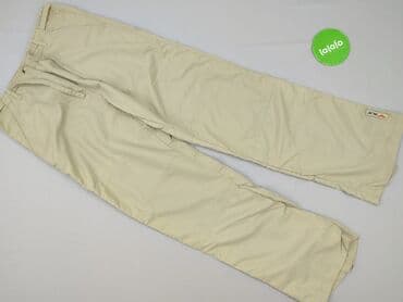 Women: Material trousers for women, size S (EU 36) — 2