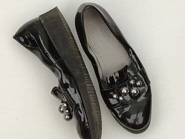 buty na koturnie z futerkiem: Półbuty damskie, rozmiar 37 — 1