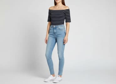 bluzka z odkrytym ramieniem allegro: Jacqueline De Yong, Bluzka damska, rozmiar S — 6