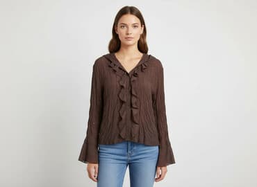 eleganckie bluzki andżela: Bluzka damska, rozmiar L — 6