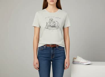 koszulka z kubusiem puchatkiem damska: T-shirt damski, rozmiar M — 1