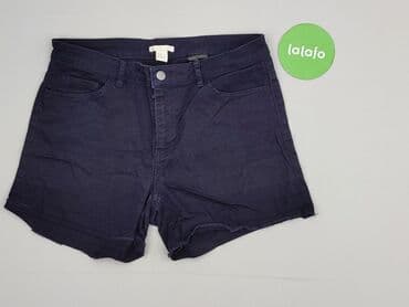 krótkie spodenki jeansowe damskie duże rozmiary: H&M, Szorty damskie, rozmiar L — 2