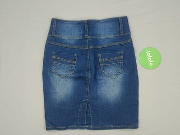 spódniczka dżinsowe z wysokim stanem: Spódnica damska, rozmiar S — 3