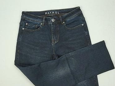 czarne cargo pull and bear: Jeansy dla mężczyzn, rozmiar S — 1