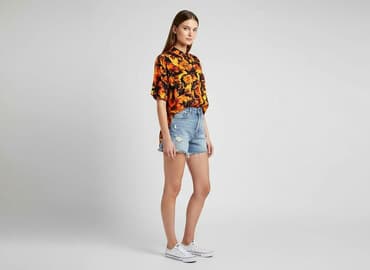 t shirty david bowie bershka: Bershka, Koszula damska, rozmiar S — 1