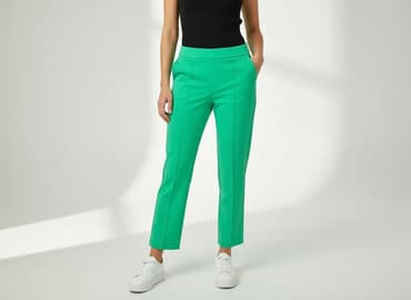 auchan buty trampki: C&A, Spodnie materiałowe damskie, rozmiar L — 7