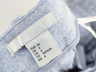 polskie jeansy prl poznań: H&M, Spodnie materiałowe damskie, rozmiar XS — 4