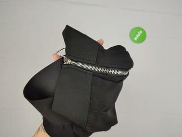 czarne spodnie z wysokim stanem reserved: Motivi, Spodnie materiałowe damskie, S — 5