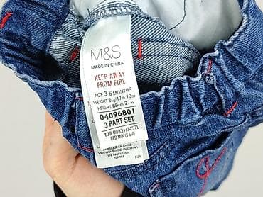 bluza puma: Spodnie jeansowe, Marks & Spencer, 3-6 miesięcy, stan - Bardzo dobry — 4