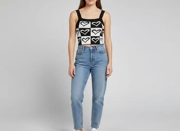 bluzy y2k: Heartbreak, Women`s top, size M — 1