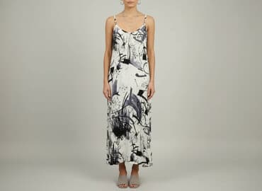 sukienka z lyocellu lidl: Silver, Sukienka damska, S — 7