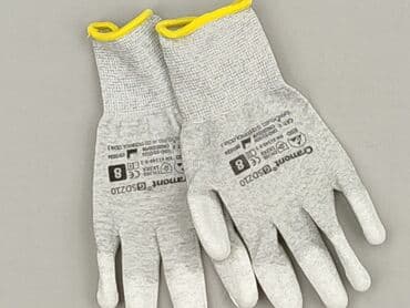 paski do sukienki srebrne: Rękawiczki, Unisex, stan - Idealny — 1
