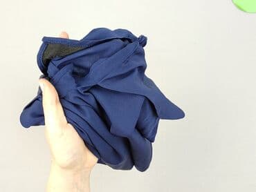 niebieska bluzki z bufiastymi rękawami: Bluzka damska, rozmiar S — 4