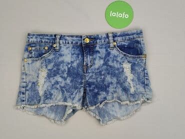 różowe szorty jeansowe damskie: Pink, Szorty damskie, rozmiar M — 2