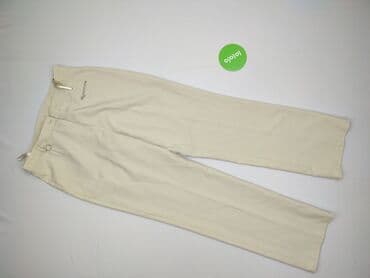 Women: Material trousers for women, size L (EU 40) — 2