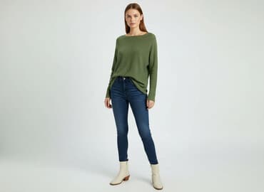 włoskie kurtki puchowe: Sweter damski, rozmiar L — 6