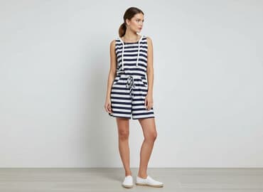 spódniczka kąpielowa granatowa: Sukienka damska, rozmiar S — 5