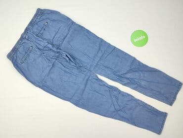 jeansy jasne damskie: Denim, Spodnie materiałowe damskie, rozmiar M — 3