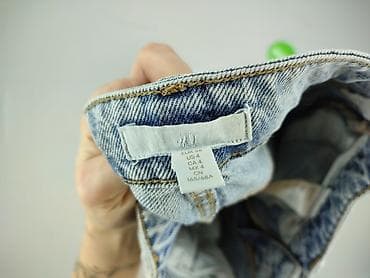 biala koszulka hm: H&M, Jeansy damskie, rozmiar S — 4