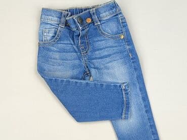 czarne rajstopy dla niemowlaka: Denim pants, F&F, 1-3 months, condition - Perfect — 1