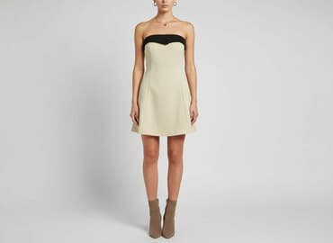 sukienka bez ramion z długim rękawem: Spódnica damska, rozmiar S — 1