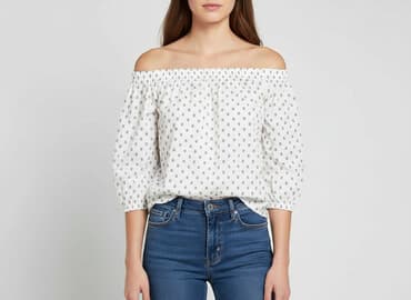 mango bluzki: H&M, Bluzka damska, rozmiar S — 8