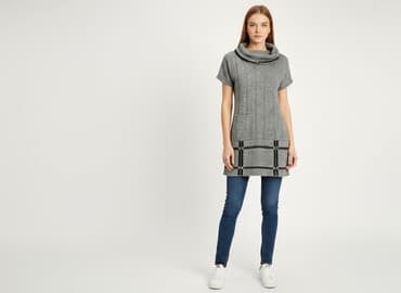 bluzki z golfem: Tunika damska, rozmiar S — 5