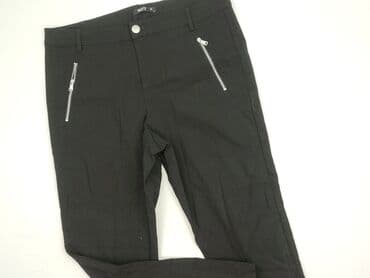 jakie rajstopy do srebrnej sukienki: Material trousers for women, size 3XL (EU 46) — 1