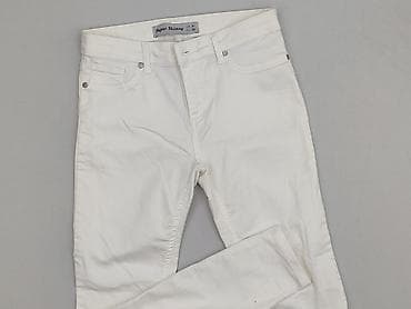 biale jeansy: Jeansy damskie, rozmiar S — 1