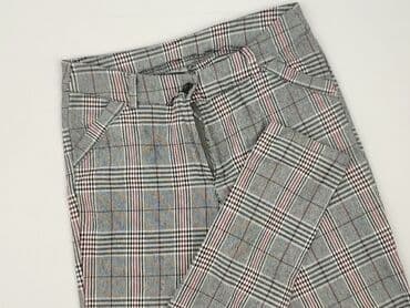 spodnie z c a: Material trousers for women, size M — 2