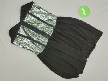 srebrne sukienki z cekinami: Sukienka damska, rozmiar S — 4