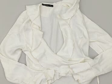 obcisla biale bluzki: Boohoo, Bluzka damska, rozmiar S — 1