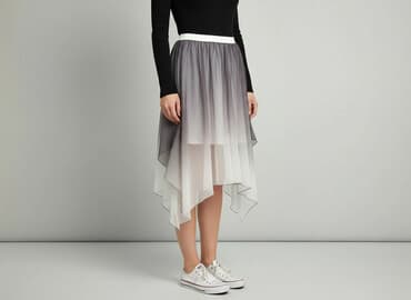 spódnice plisowane ombre: Spódnica damska, rozmiar L — 1