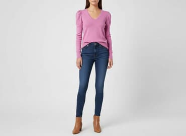 sweter z bufiastymi rękawami: Dorothy Perkins, Sweter damski, rozmiar M — 7