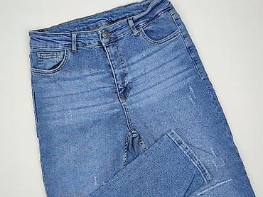 jasne jeansy mom fit: Jeansy damskie, rozmiar L — 1