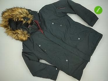 płaszcz puchowy: Męska parka zimowa T&M Fashion Wear Collection, rozmiar L - — 3