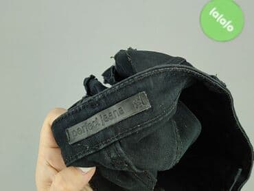 czarne krótkie spodenki z dziurami: Szorty damskie, rozmiar M — 5