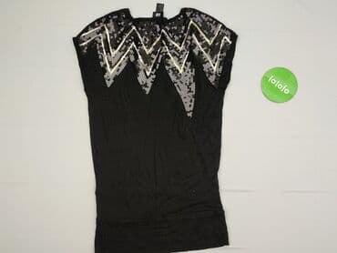 bluzki złotą nitką: H&M, T-shirt damski, rozmiar XS — 3