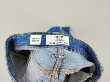 białe legginsy push up: Bershka, Jeansy damskie, rozmiar XS — 4