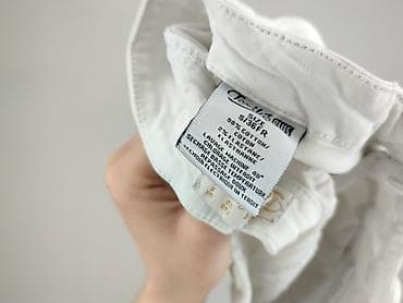 off white spodnie: Terranova, Jeansy damskie, rozmiar S — 4