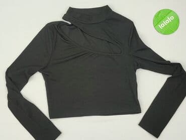 shein czarne bluzki: Shein, Top damski, rozmiar M — 2