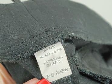 cargo wide leg: Emamoda, Spodnie materiałowe damskie, rozmiar M — 5