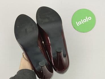 srebrne buty na słupku ccc: Półbuty damskie, rozmiar 39 — 4