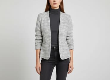 czerwona marynarka damska h m: H&M, Marynarka damska, rozmiar XS — 7