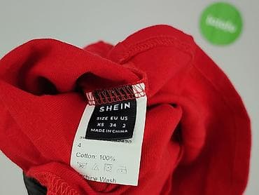czerwony golf: Shein, Top damski, rozmiar XS — 6