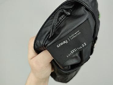 risca: Sinsay, Kurtka skórzana damska, rozmiar 2XS — 4