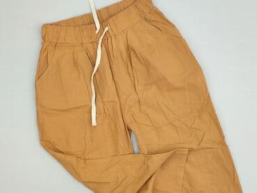 spodnie ze ściągaczem na dole: Material trousers for women, size S — 2