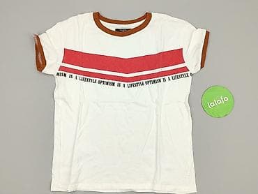 adidas dresy czerwone: Bershka, T-shirt damski, rozmiar S — 2