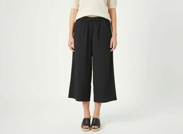 kuloty damskie jeansy: H&M Basic, Spodnie materiałowe damskie, rozmiar M — 7